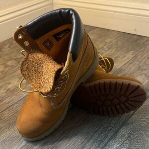 Timberland 6 Inch Wheat Leather Boots